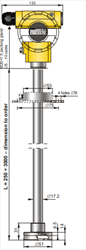 Hydrostatic level probe APC-2000ALW/P Series Aplisens